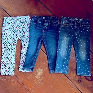 2T pants bundle of three